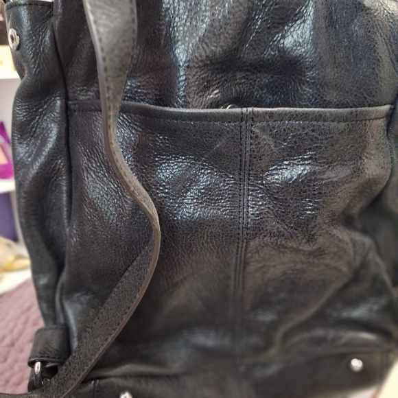 Aimee Kestenberg Black Leather Backpack